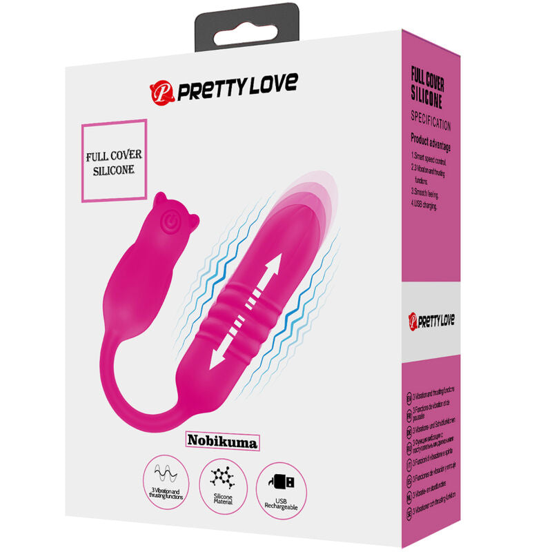 PRETTY LOVE - NOBIKUMA BALLE VIBRANTE EN SILICONE ROSE