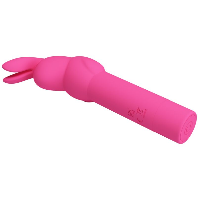 PRETTY LOVE - VIBRADOR DE SILICONA CONEJO GERARDO FUCSIA