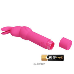 PRETTY LOVE - VIBRADOR DE SILICONA CONEJO GERARDO FUCSIA