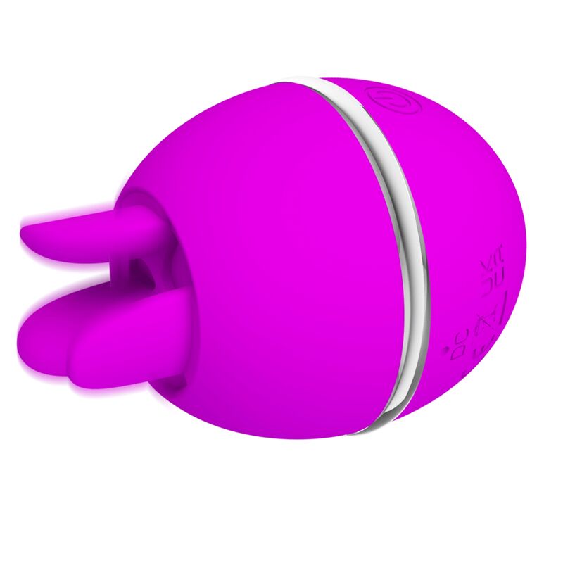 PRETTY LOVE - VIBRATEUR ROND EN SILICONE GEMINI BALL VIOLET