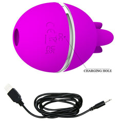 PRETTY LOVE - VIBRATEUR ROND EN SILICONE GEMINI BALL VIOLET