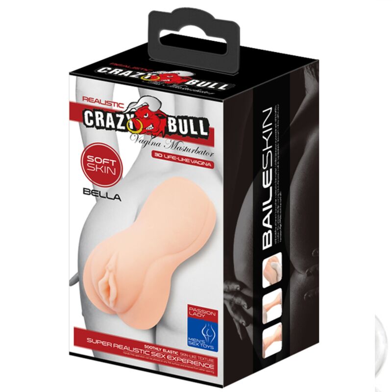 CRAZY BULL - MASTUBADOR CON FORMA DE VAGINA DE BELLA