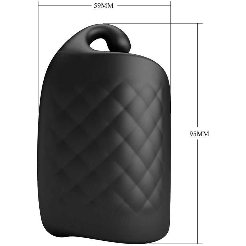 PRETTY LOVE - MANUAL MASTURBATOR FOR RECHARGEABLE GLANS VIBRATOR