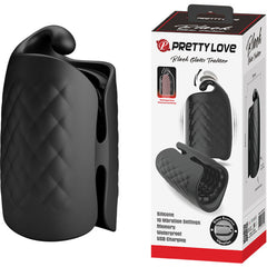 PRETTY LOVE - MANUAL MASTURBATOR FOR RECHARGEABLE GLANS VIBRATOR