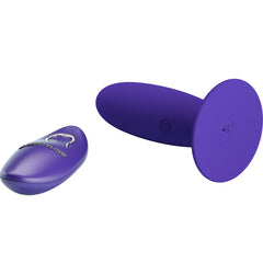 PRETTY LOVE - YOUTH PLUG VIBRADOR ANAL MANDO A DISTANCIA MORADO