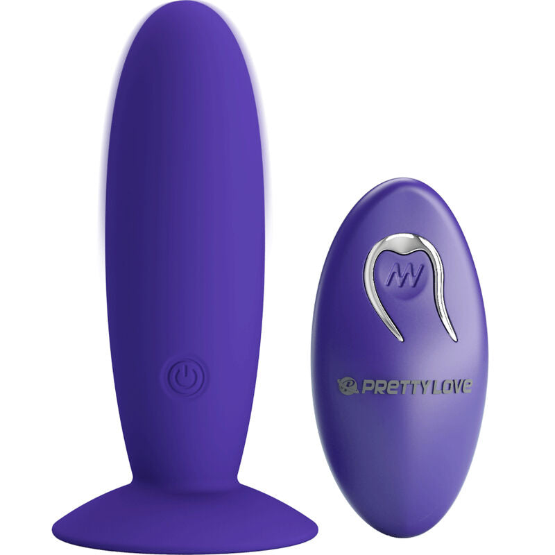 PRETTY LOVE - YOUTH PLUG VIBRADOR ANAL MANDO A DISTANCIA MORADO