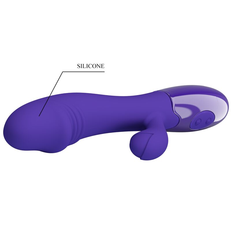 PRETTY LOVE - SNAPPY YOUTH VIBRADOR Y ESTIMULADOR DEL PUNTO G MORADO