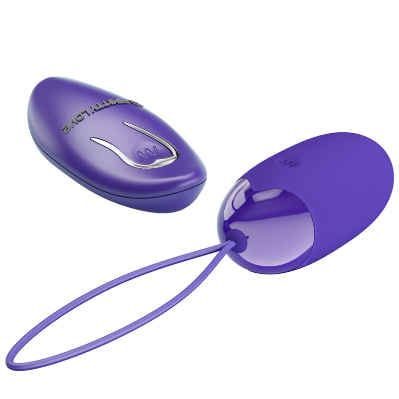 PRETTY LOVE - BERGER YOUTH REMOTE CONTROLLED VIBRATING EGG PURPLE