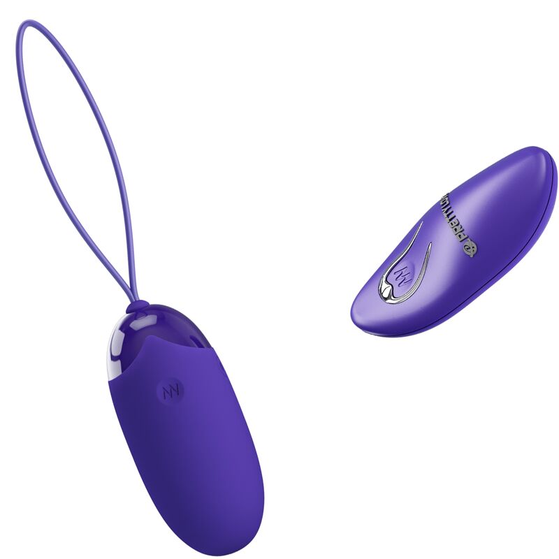 PRETTY LOVE - BERGER YOUTH REMOTE CONTROLLED VIBRATING EGG PURPLE