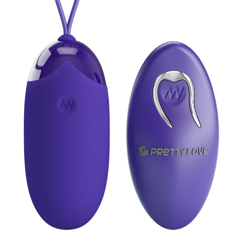 PRETTY LOVE - HUEVO VIBRADOR CON CONTROL REMOTO SHEPHERD YOUTH MORADO