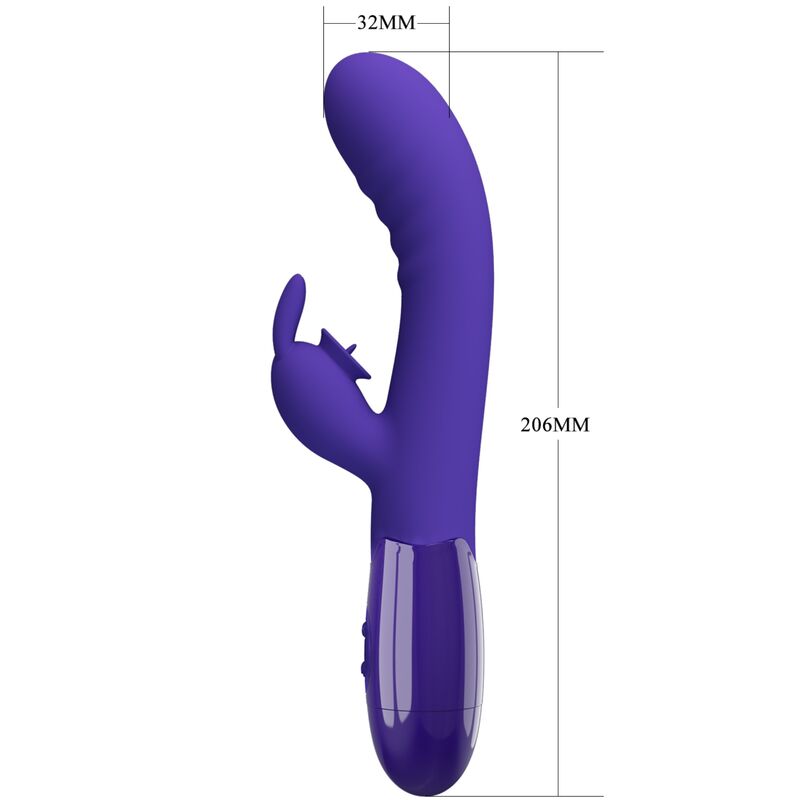 PRETTY LOVE - CERBERUS YOUTH VIBRATOR RABBIT PURPLE