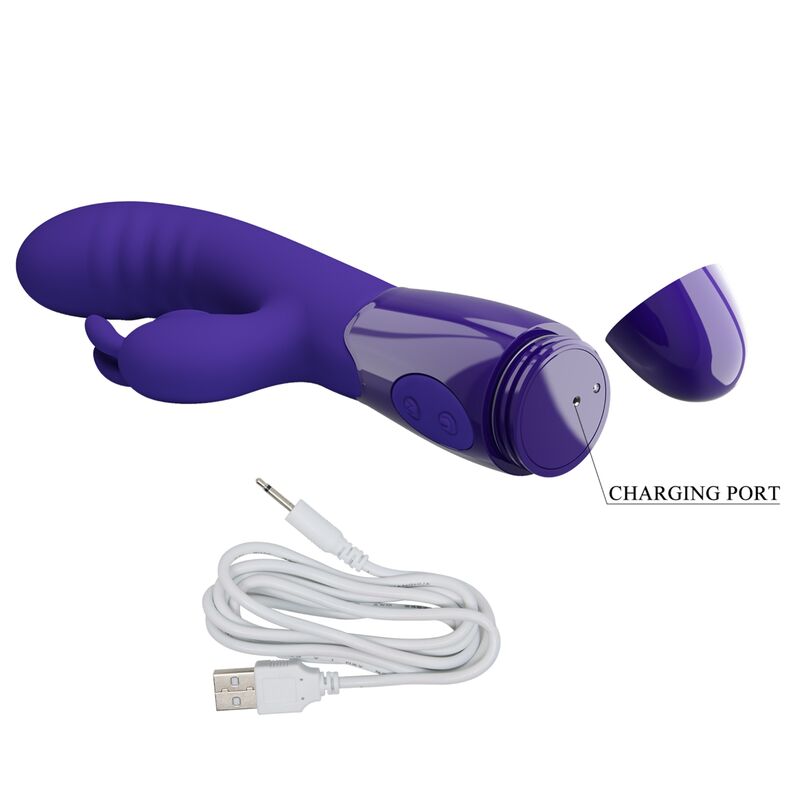 PRETTY LOVE - CERBERUS YOUTH VIBRATOR RABBIT PURPLE