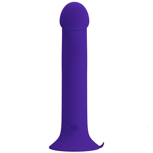 PRETTY LOVE - MURRAY YOUTH VIBRATING DILDO AND RECHARGEABLE PURPLE