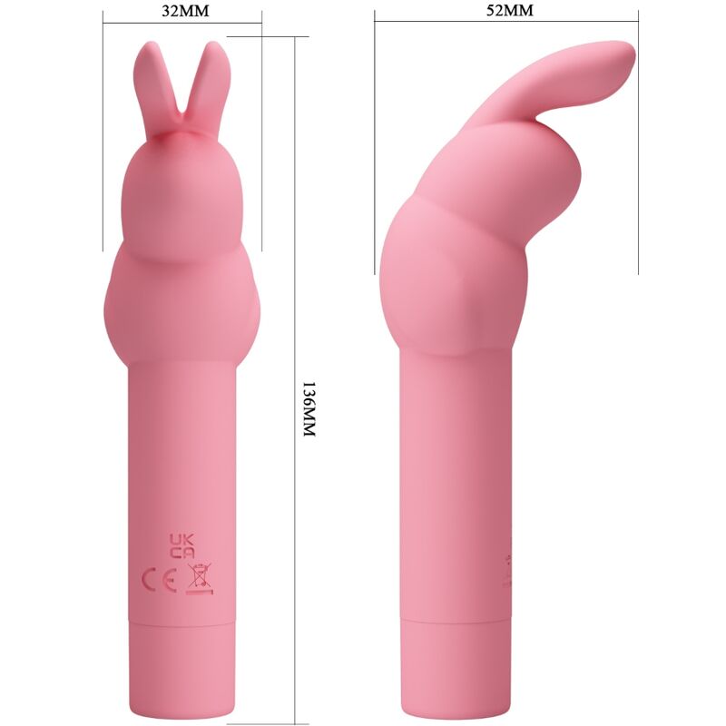 PRETTY LOVE - VIBRADOR CONEJO ROSA