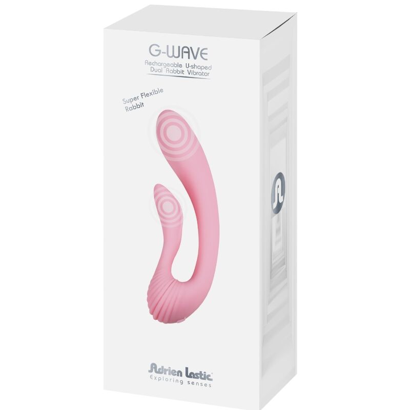 ADRIEN LASTIC - VIBRADOR G-WAVE DUAL CONEJO ROSA