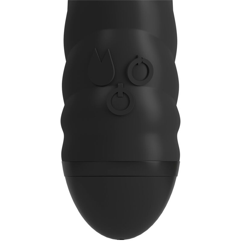 ADRIEN LASTIC - TWISTER VIBRADOR Y MASAJEADOR ROTADOR CONEJO NEGRO