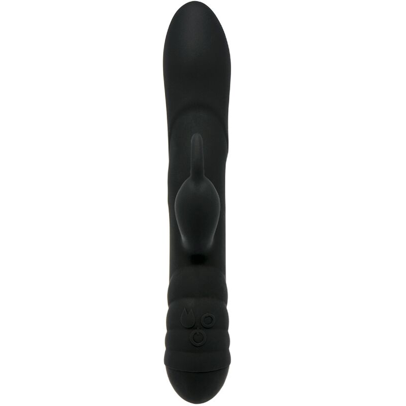 ADRIEN LASTIC - TWISTER VIBRADOR Y MASAJEADOR ROTADOR CONEJO NEGRO