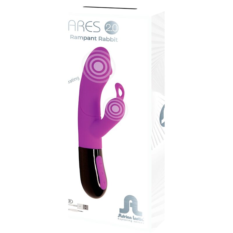 ADRIEN LASTIC - VIBRADOR ARES 2.0 CONEJO MORADO