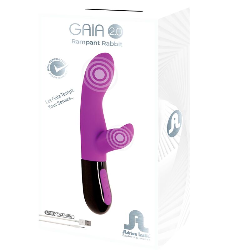 ADRIEN LASTIC - VIBRADOR GAIA 2.0 CONEJO MORADO