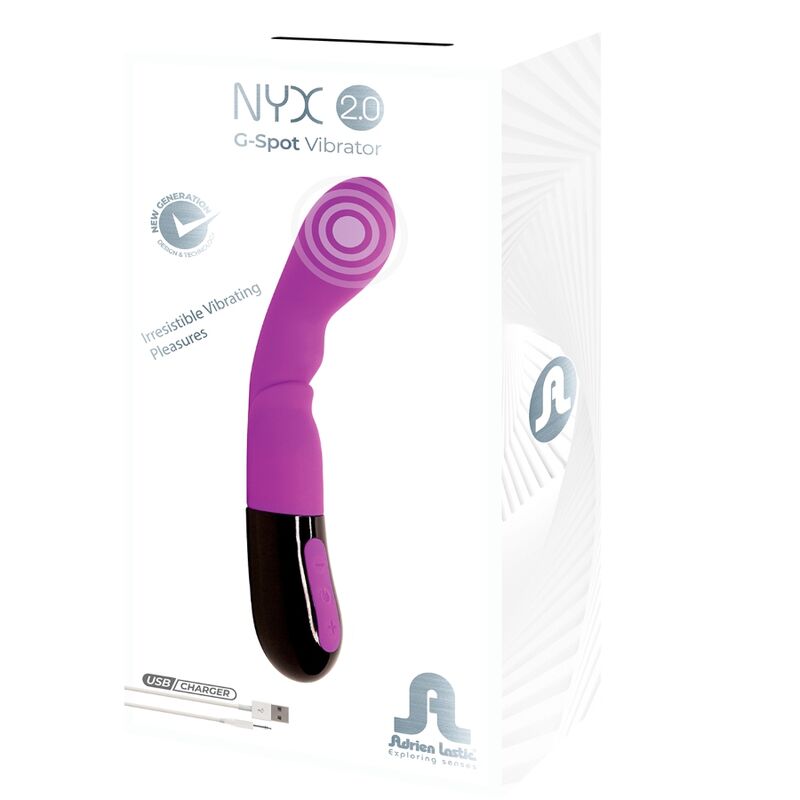 ADRIEN LASTIC - VIBRADOR PUNTO G NYX 2.0 MORADO