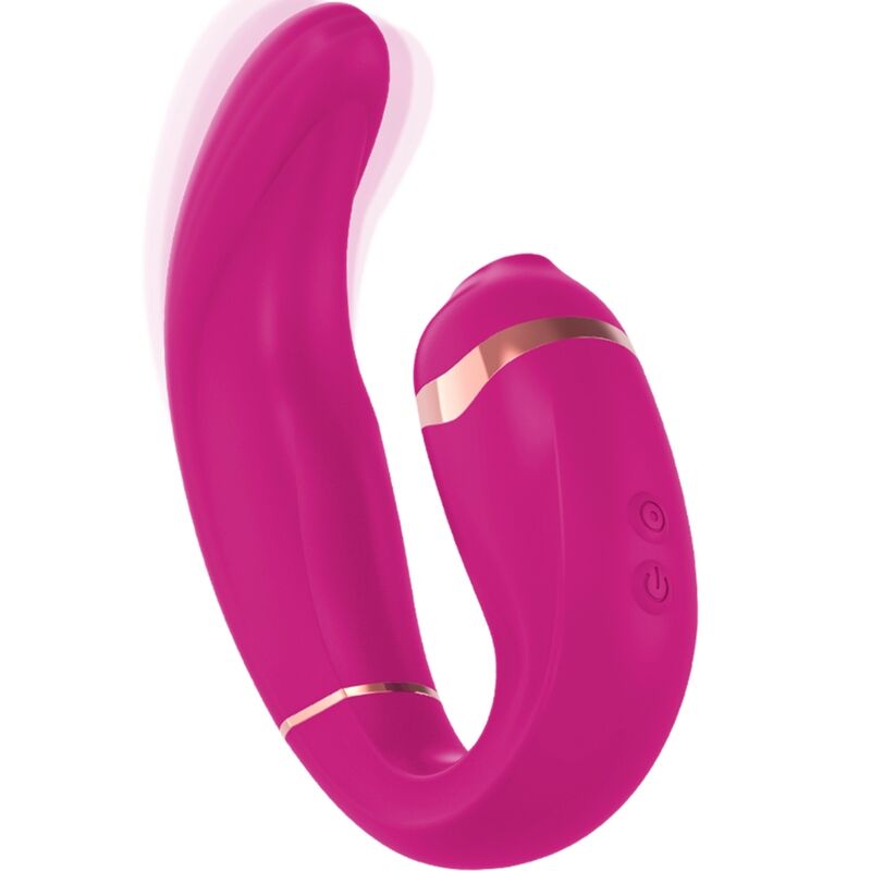 ADRIEN LASTIC - MY·G CHUPADOR DE CLITORIS Y ESTIMULADOR DEL PUNTO G ROSA