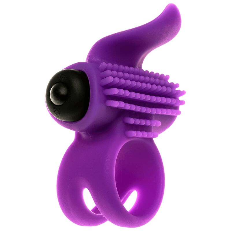 ADRIEN LASTIC - ANILLO VIBRADOR BULLET LASTIC VIOLETA