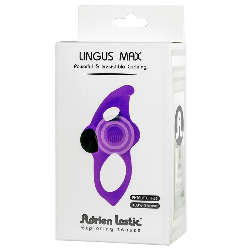 ADRIEN LASTIC - ANILLO VIBRADOR LINGUS MAX VIOLETA