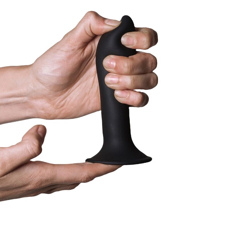 ADRIEN LASTIC - HITSENS 5 BLACK SILICONE DILDO