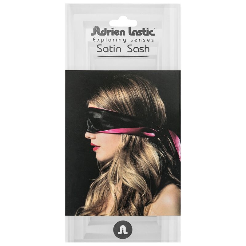 ADRIEN LASTIC - VENDAJE REVERSIBLE SATINADO ROSA/NEGRO