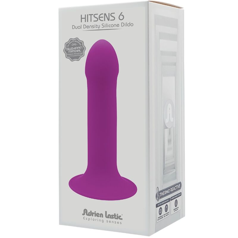 ADRIEN LASTIC - HITSENS 6 DILDO DE SILICONA MORADA