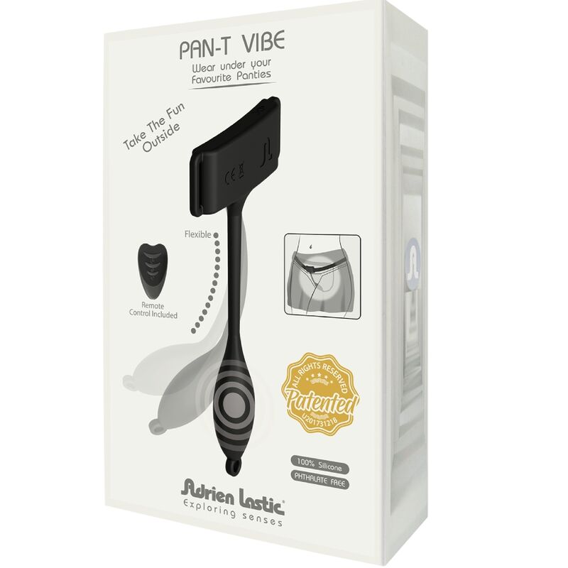 ADRIEN LASTIC - PANT VIBE BRAGAS FLEXIBLES VIBRADOR CONTROL REMOTO