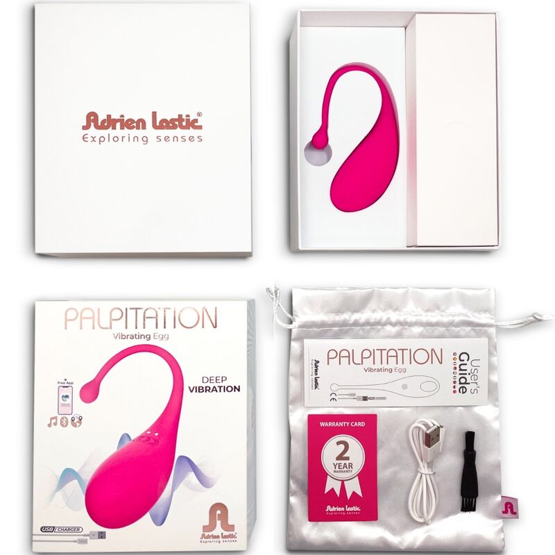 ADRIEN LASTIC - HUEVO VIBRADOR PALPITACIONES ROSA - APLICACIÓN GRATUITA