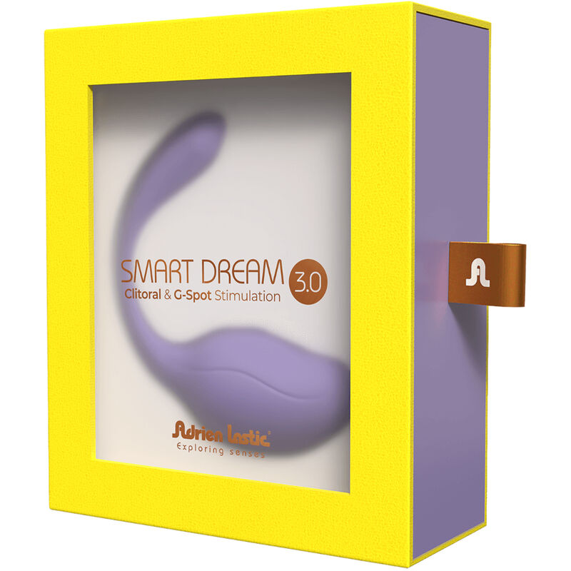 ADRIEN LASTIC - ESTIMULADOR DE CLITORIS SMART DREAM 3.0 Y CONTROL REMOTO DEL PUNTO G PÚRPURA - APLICACIÓN GRATUITA