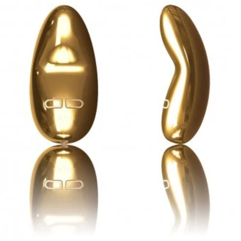 LELO - MASTURBADOR YVA CON VIBRACIÓN ORO