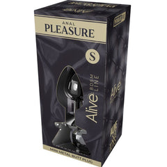 ALIVE - MINI PLUG DE PLACER ANAL METAL NEGRO TALLA S