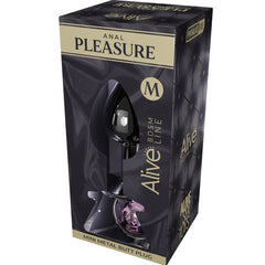 ALIVE - PLACER ANAL MINI PLUG METALICO ROSA TALLA M