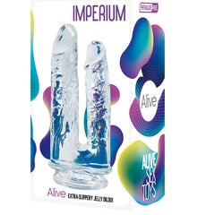 ALIVE - IMPERIUM DOUBLE REALISTIC PENIS TRANSPARENT 12/14 CM