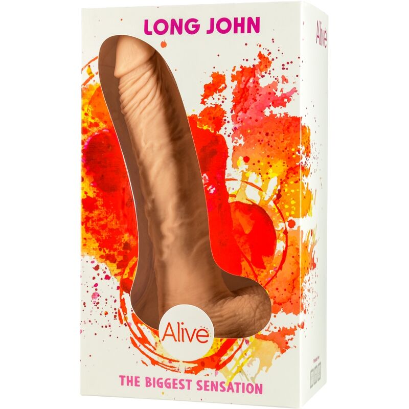 ALIVE - PENE REALISTA LARGO JOHN 21,8 CM