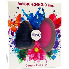 ALIVE - MAGIC EGG 3.0 HUEVO VIBRADOR CONTROL REMOTO ROSA