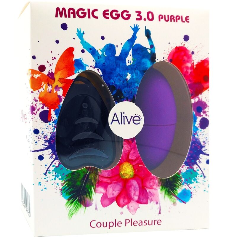 ALIVE - MAGIC EGG 3.0 HUEVO VIBRADOR CONTROL REMOTO MORADO