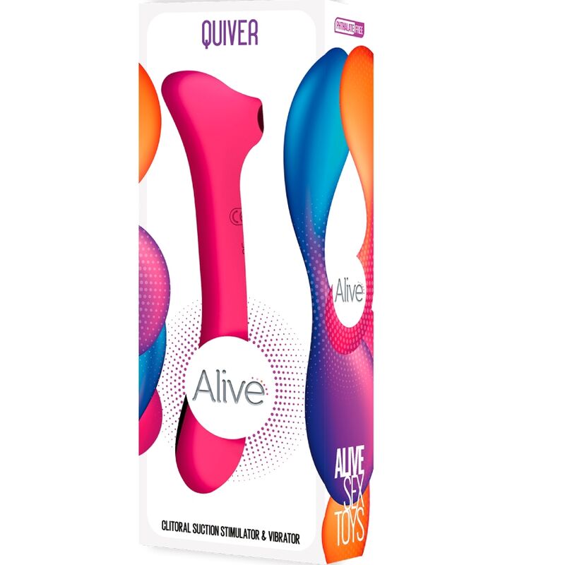 ALIVE - QUIVER SUCKER &amp; VIBRADOR FUCSIA