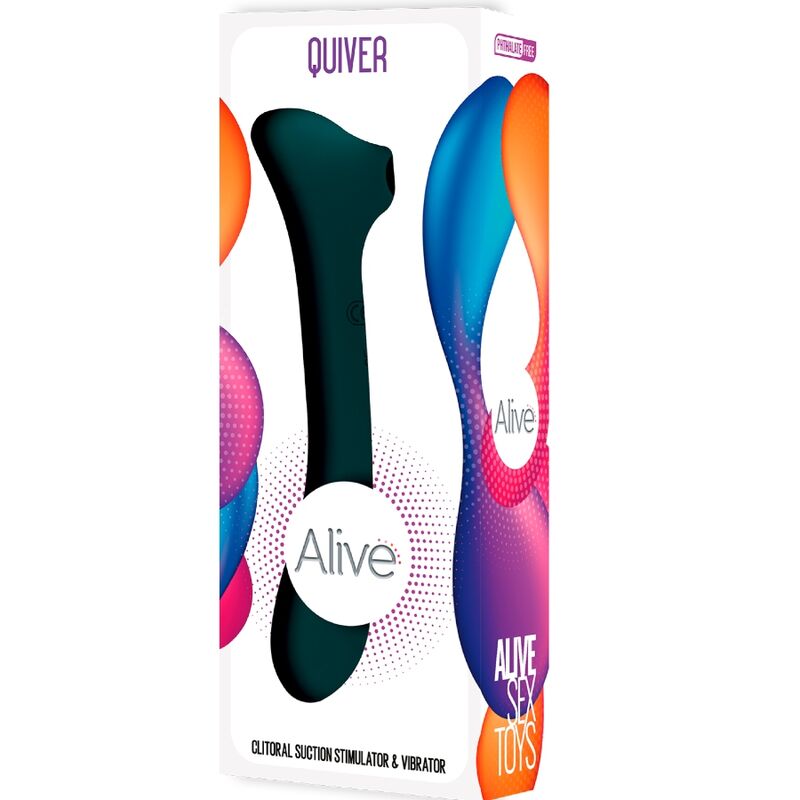 ALIVE - QUIVER SUCKER Y VIBRADOR VERDE