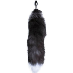 ALIVE - METAL FOX TAIL ANAL PLUG SIZE M