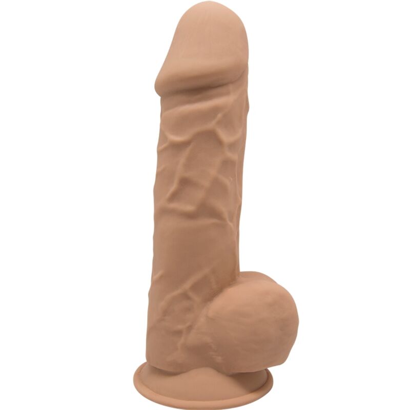 SILEXD - MODELO 1 PENE REALISTA PREMIUM SILEXPAN SILICONA CARAMELO 21,5 CM