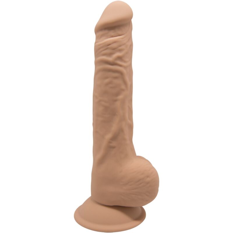 SILEXD - MODELO 1 PENE REALISTA PREMIUM SILEXPAN SILICONA CARAMELO 24 CM