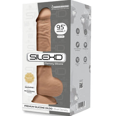 SILEXD - MODELO 1 PENE REALISTA PREMIUM SILEXPAN SILICONA CARAMELO 24 CM