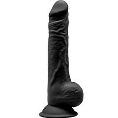 SILEXD - MODÈLE 1 PÉNIS RÉALISTE PREMIUM SILEXPAN SILICONE NOIR 24 CM