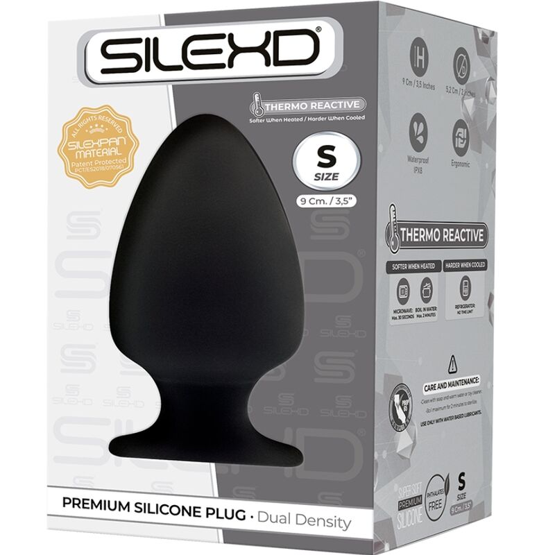 SILEXD - PLUG ANAL MODELO 1 PREMIUM SILICONA TERMOREACTIVA SILEXPAN PREMIUM TALLA S