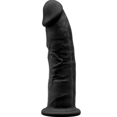 SILEXD - MODELO 2 PENE REALISTA PREMIUM SILEXPAN SILICONA NEGRO 15 CM