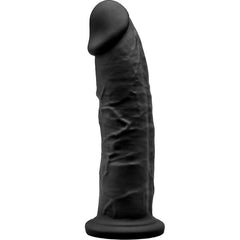 SILEXD - MODELO 2 PENE REALISTA PREMIUM SILEXPAN SILICONA NEGRO 19 CM